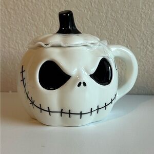 Disney Jack Skellington Halloween Pumpkin Mug New! Nightmare before Christmas